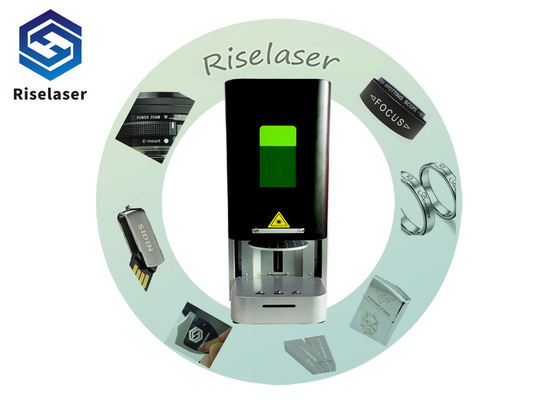 20W Enclosed Fiber Laser Marking Machine JPT Raycus Laser Source